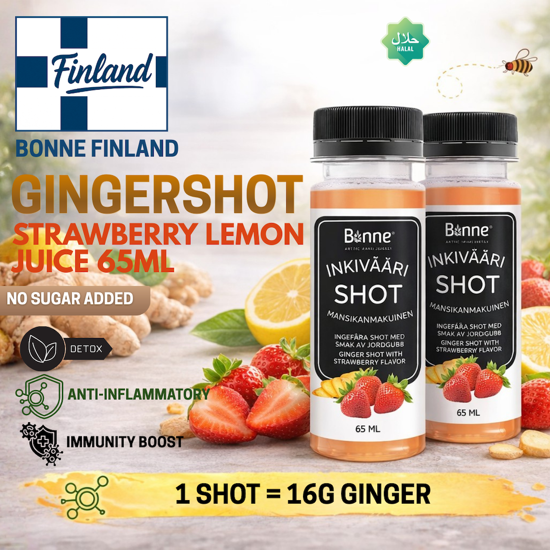 Bonne Ginger Shot - Strawberry Lemon - 65ml