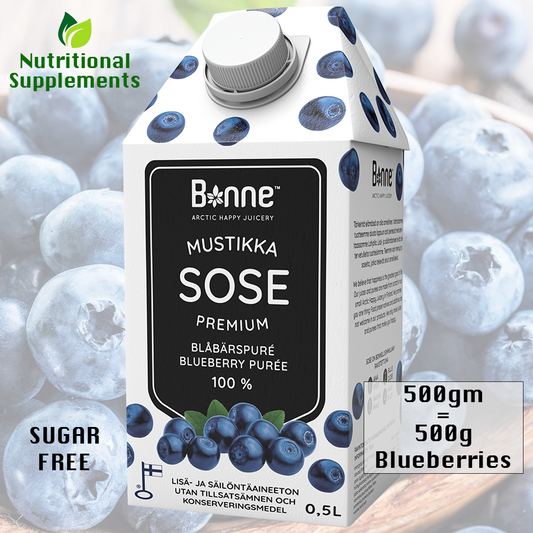 Bonne Premium 100% Blueberry purée 0,5 L