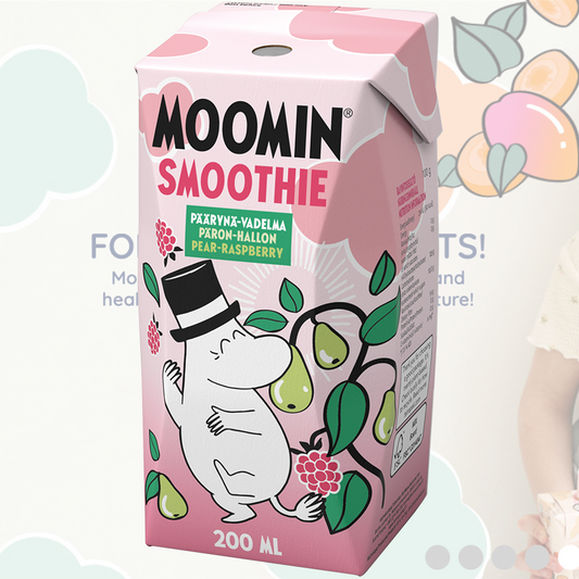 Moomin Pear Raspberry Smoothie 200ml