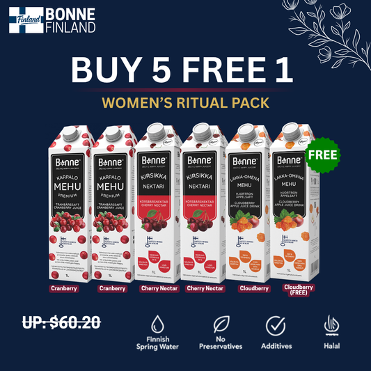 [WOMEN'S RITUAL BUNDLE] Bonne Finland Mix Flavours 1L (5FREE1)