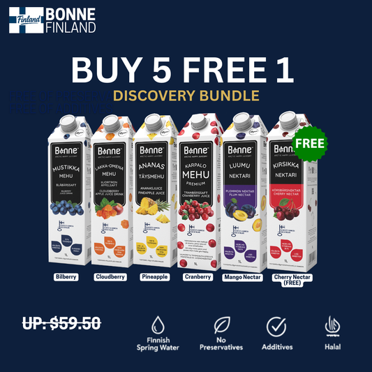 [DISCOVERY BUNDLE] Bonne Finland Mix Flavours 1L (5FREE1)