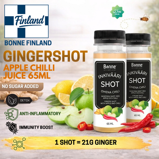 Bonne Ginger Shot - Chilli & Lemon - 65ml