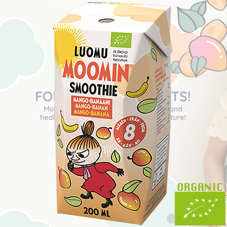 Moomin Organic Mango-Banana Smoothie (+8 months) 200ml