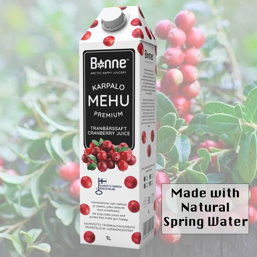 Bonne Premium Cranberry Juice - 1L