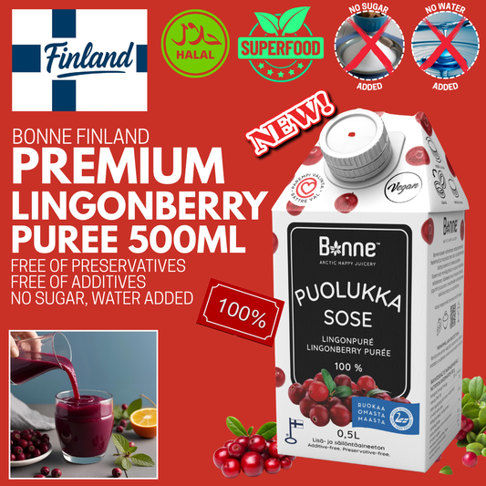 Bonne Lingonberry Puree - 500ml