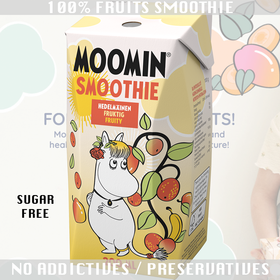 Carton Deals Kids Smoothies (Moomin Fruity Mix) 18's x 200ml