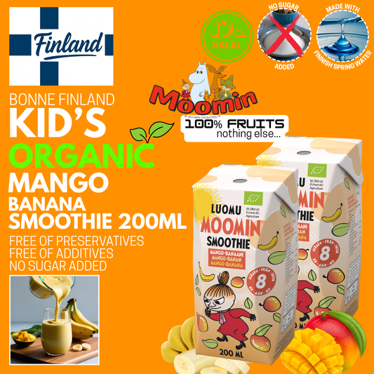 Bonne Kids Organic Mango Banana Smoothie 200ml