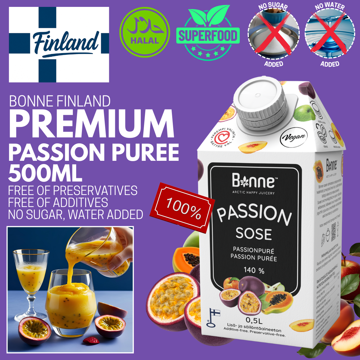 Bonne Passion Puree - 500ml