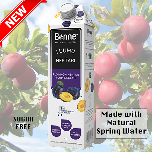 Bonne Premium Plum 100% Nectar Juice - 1L