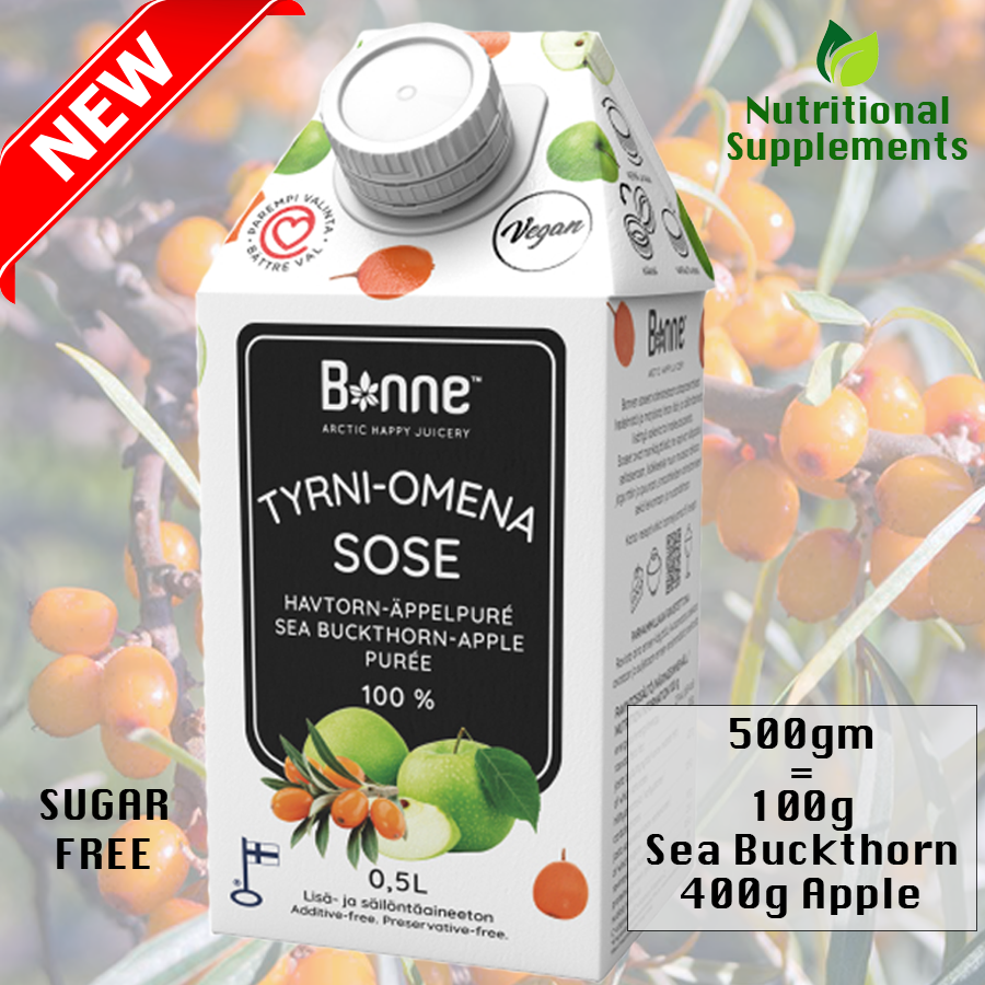 Bonne Premium 100% Sea Buckthorn purée 0,5 L