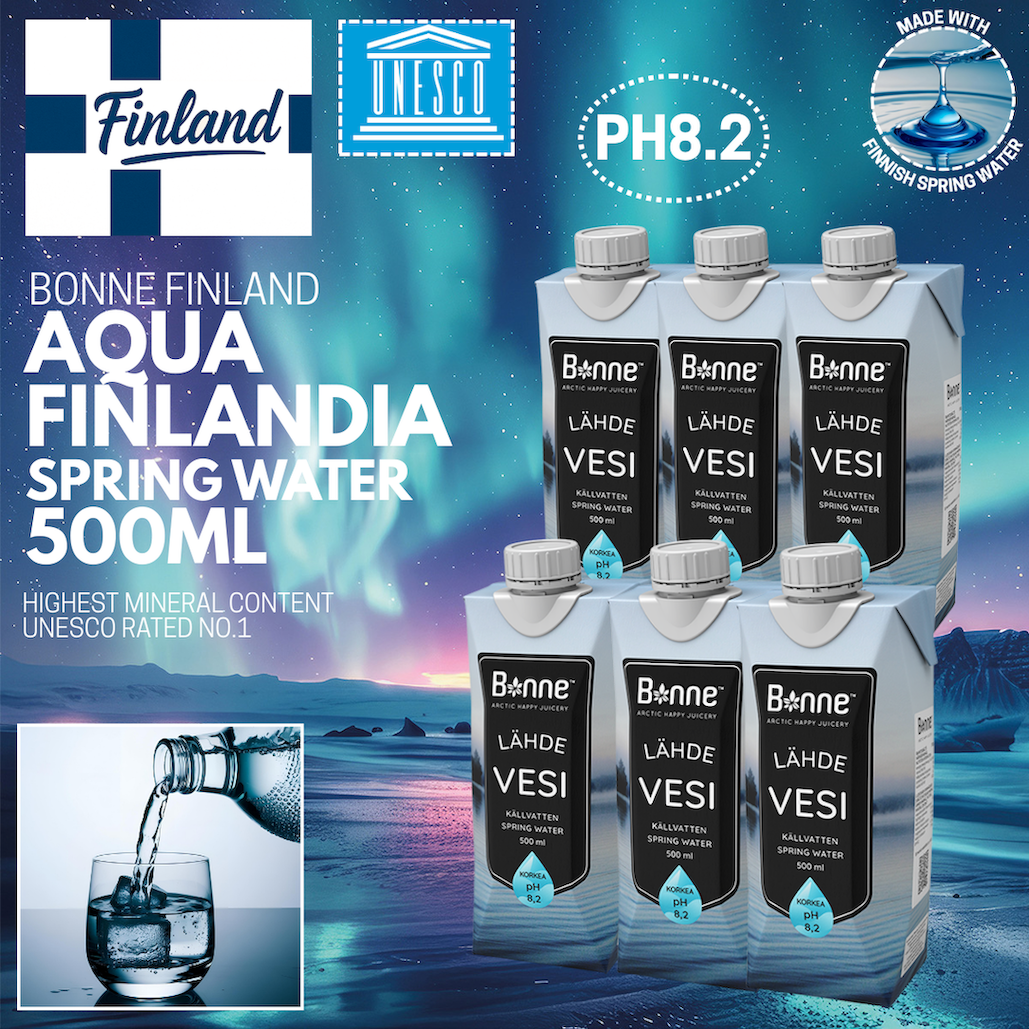 Bonne Finnish Spring Water - 500ml x 6
