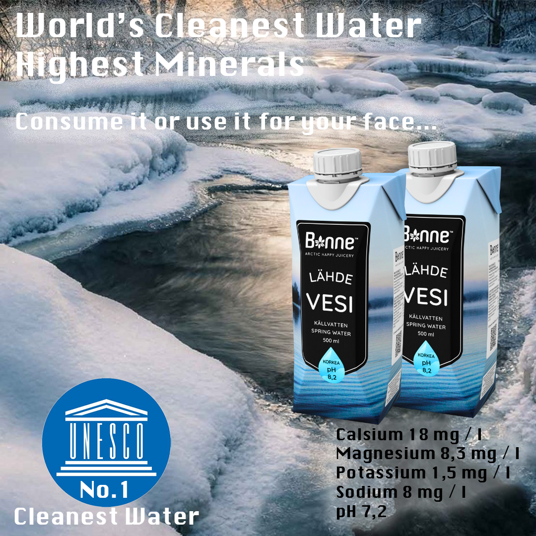 Bonne Finnish Spring Water - 500ml x 6
