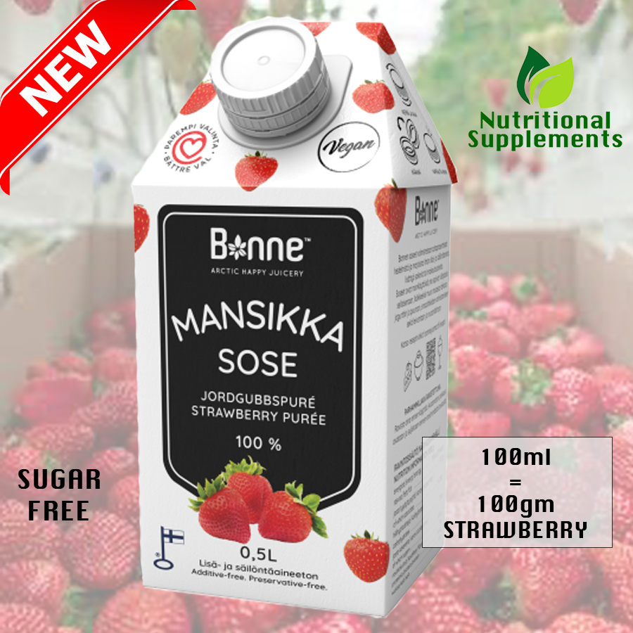 Bonne Premium 100% Strawberry purée 0,5 L