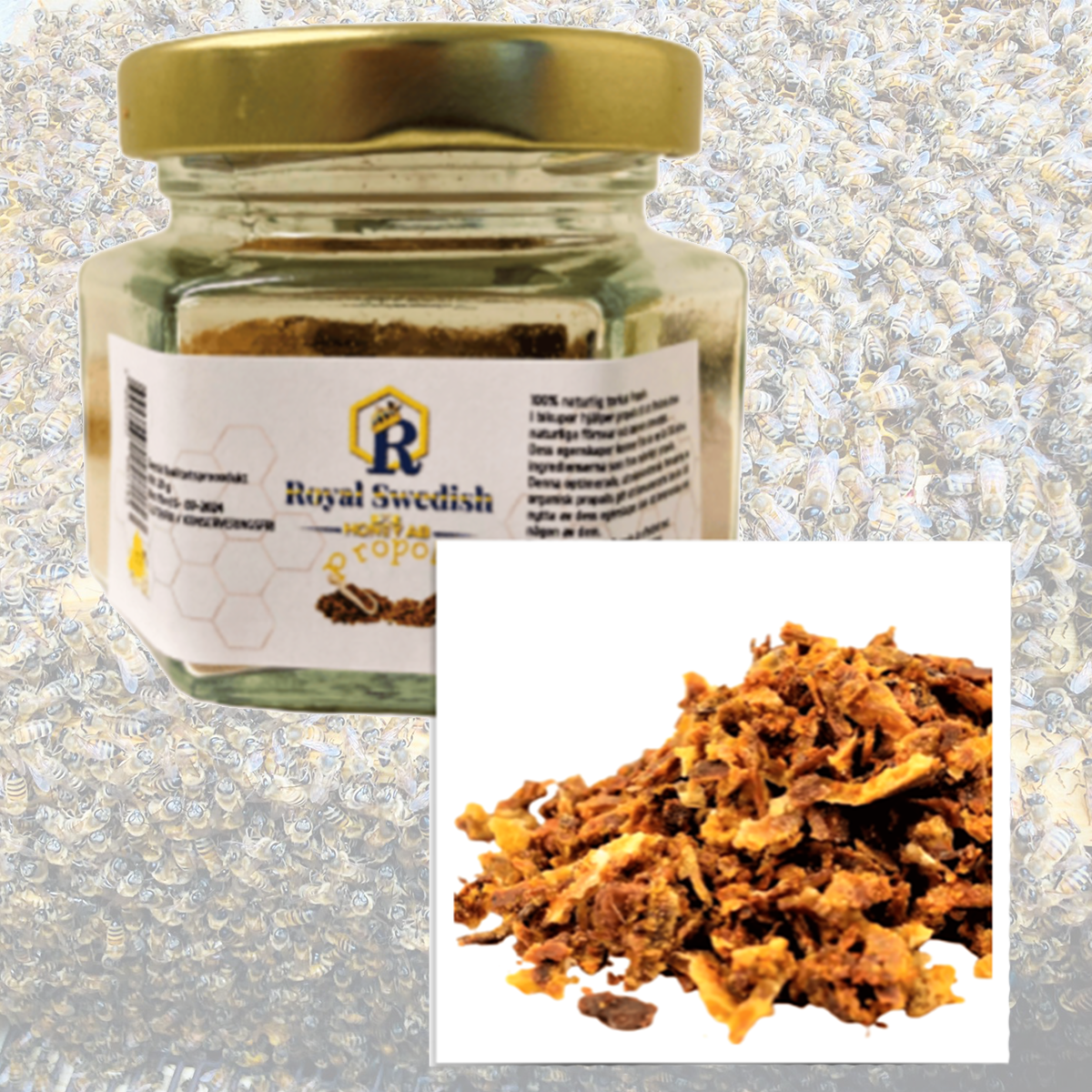 Swedish Pure Propolis (Dried) 20g